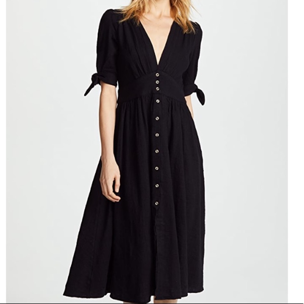Free people black love of my life dress.